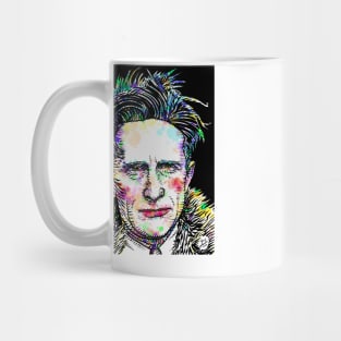 MARCEL DUCHAMP watercolor and ink portrait Mug